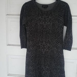 Snakeskin print sweater dress!!